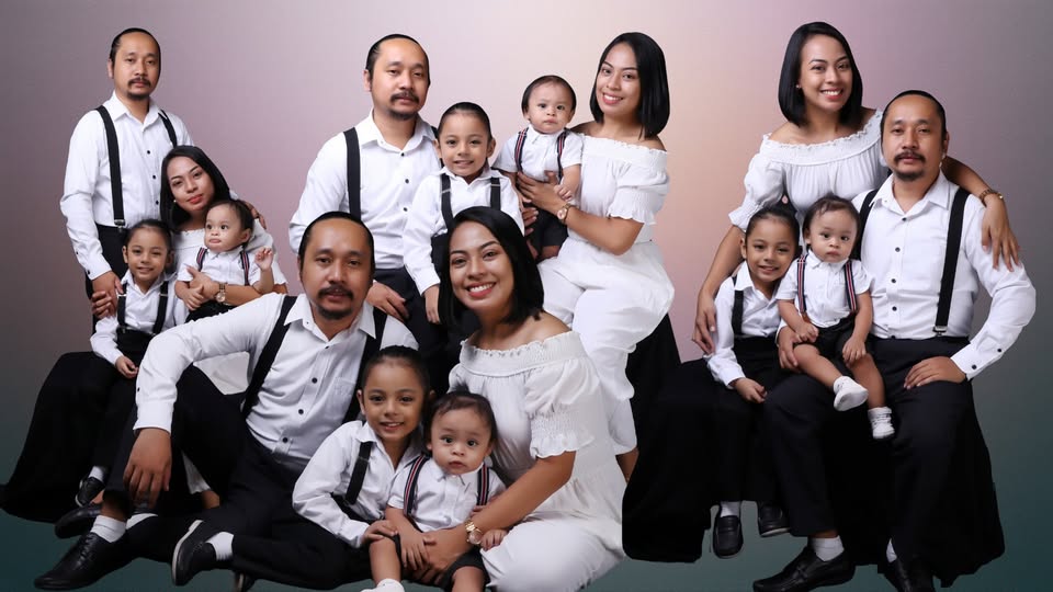 Rustia family portrait collage